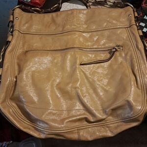 Coach Beige Leather Bag